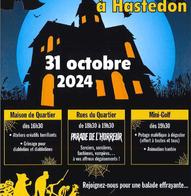 Fête d’Halloween à Hastedon